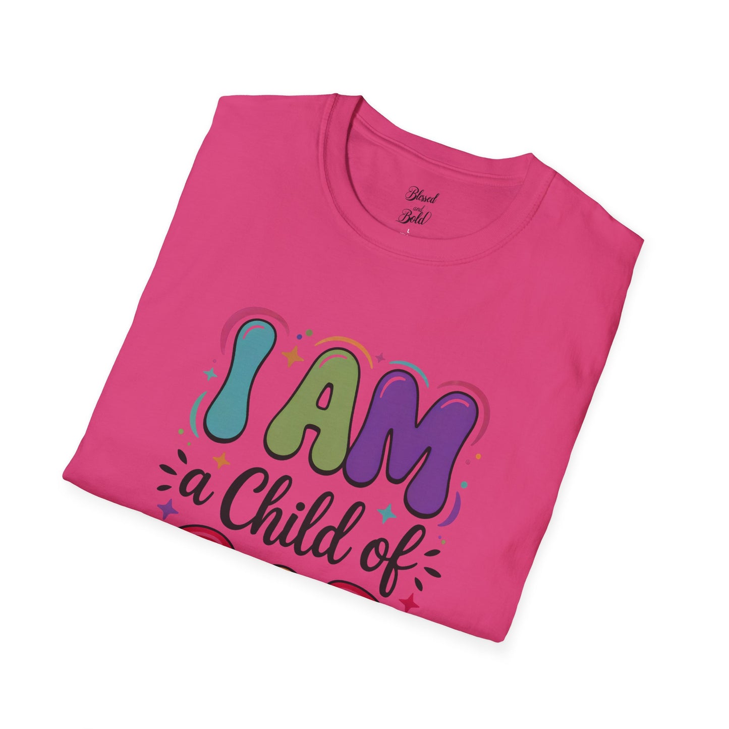 Christian Unisex Softstyle T-Shirt - I am a Child of God