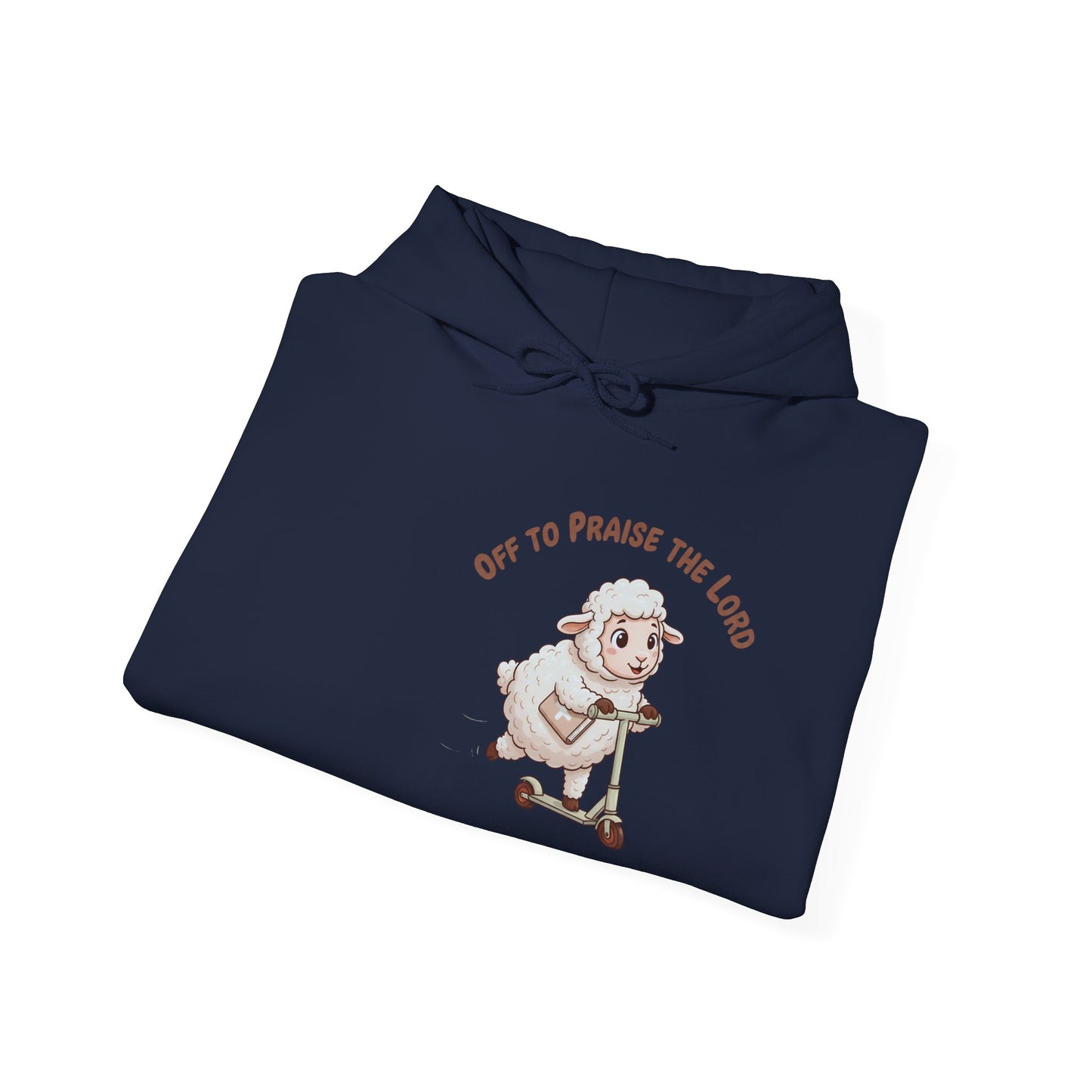 Christian 'Off to Praise the Lord' Hoodie — Faith-Based Religious Pullover