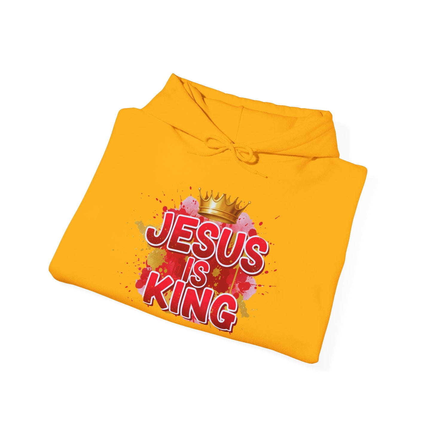 Jesus Is King Hooded Sweatshirt — Christian Faith Hoodie