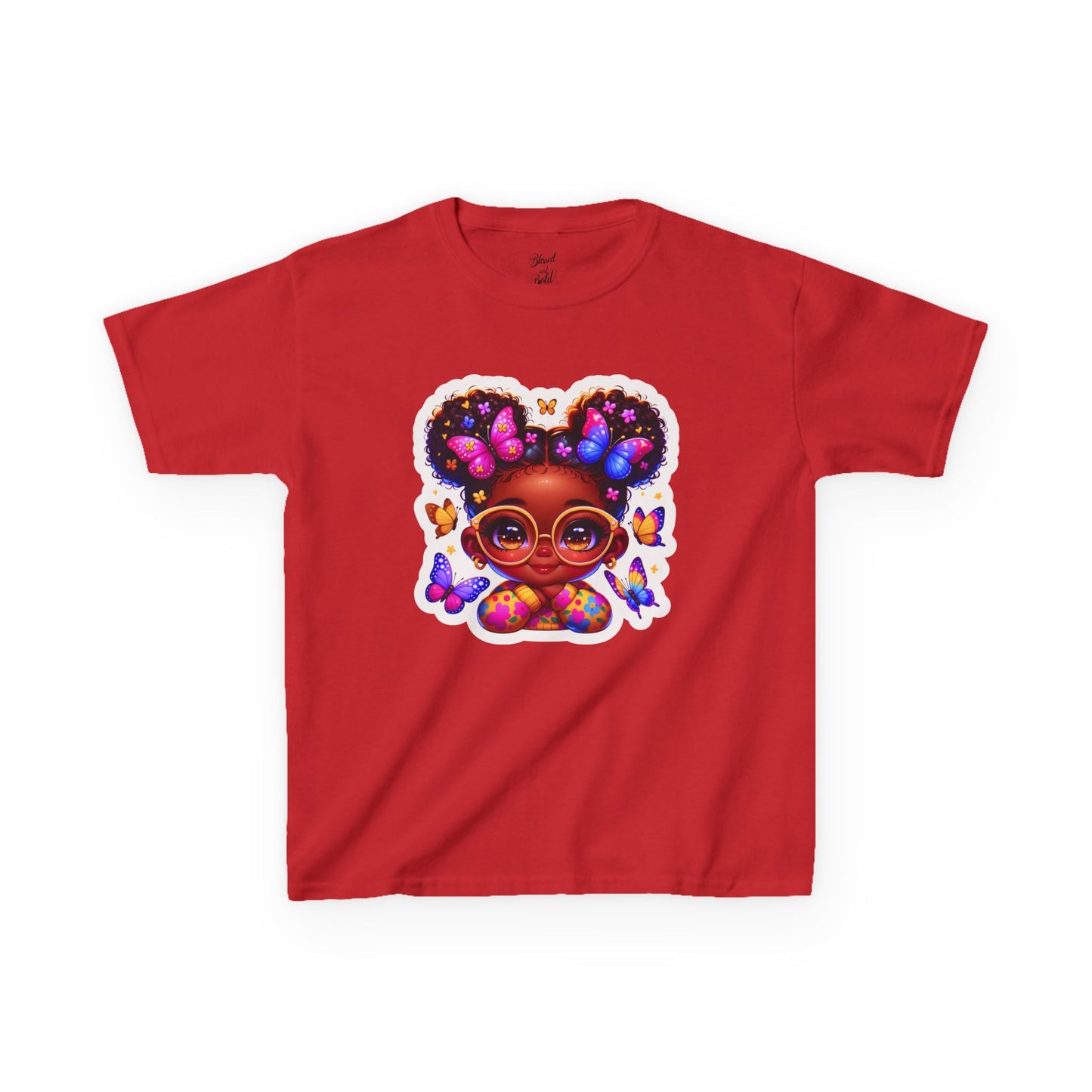 Kids Tee - Glow Girl: Sweet, Smart & Sparkly Design