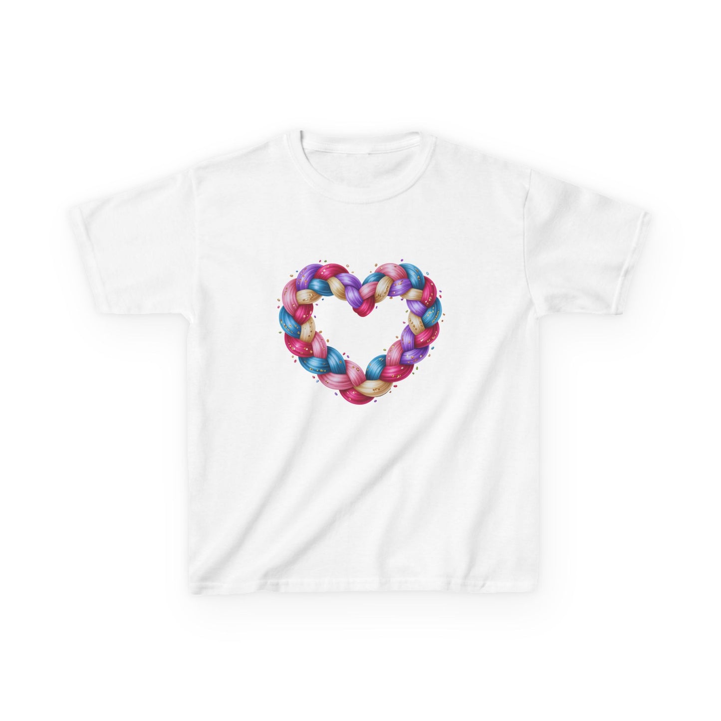 Pastel Heart Vibes Kids Tee