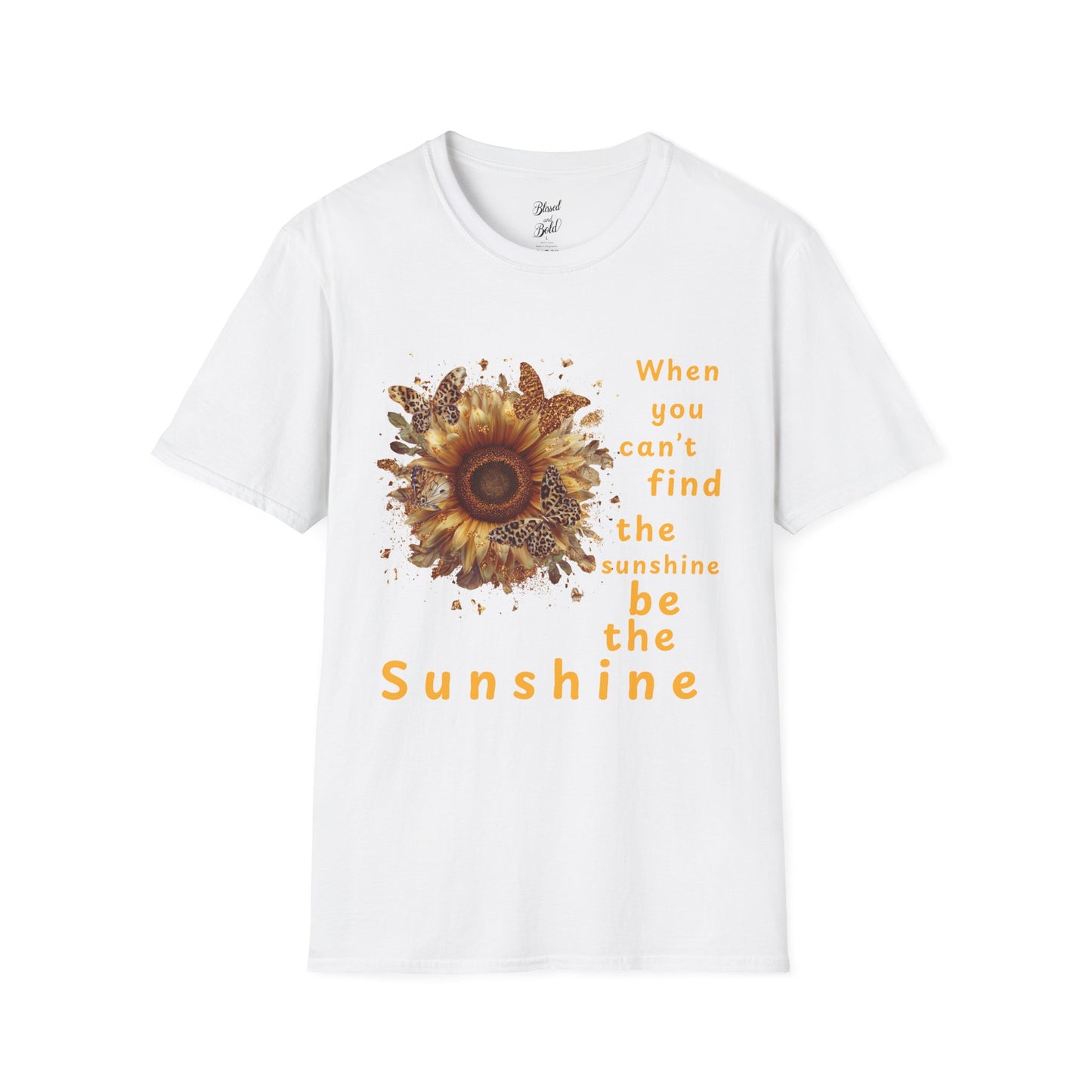 Sunshine Unisex T-Shirt - Be the Light Motivational Quote