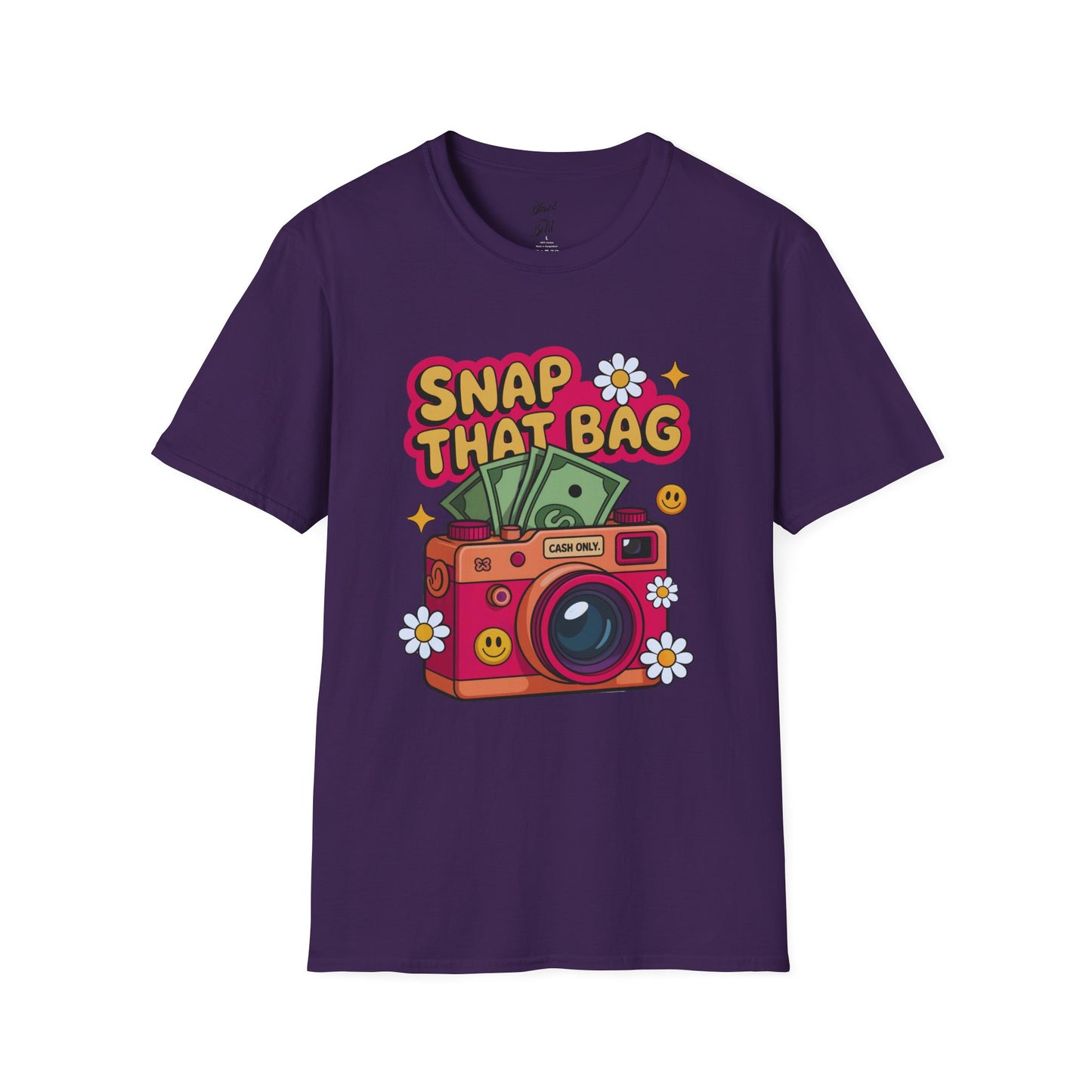 Unisex T-Shirt Snap That Bag Design