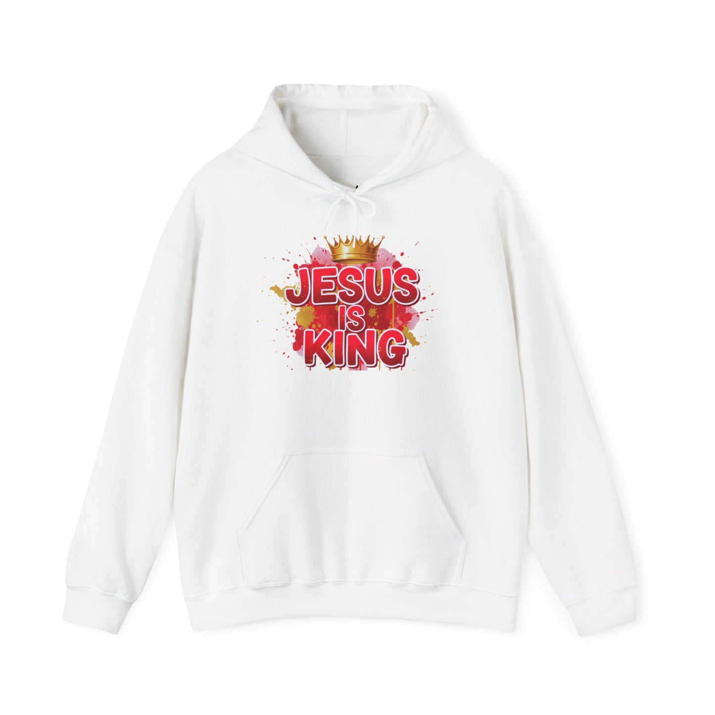 Jesus Is King Hooded Sweatshirt — Christian Faith Hoodie