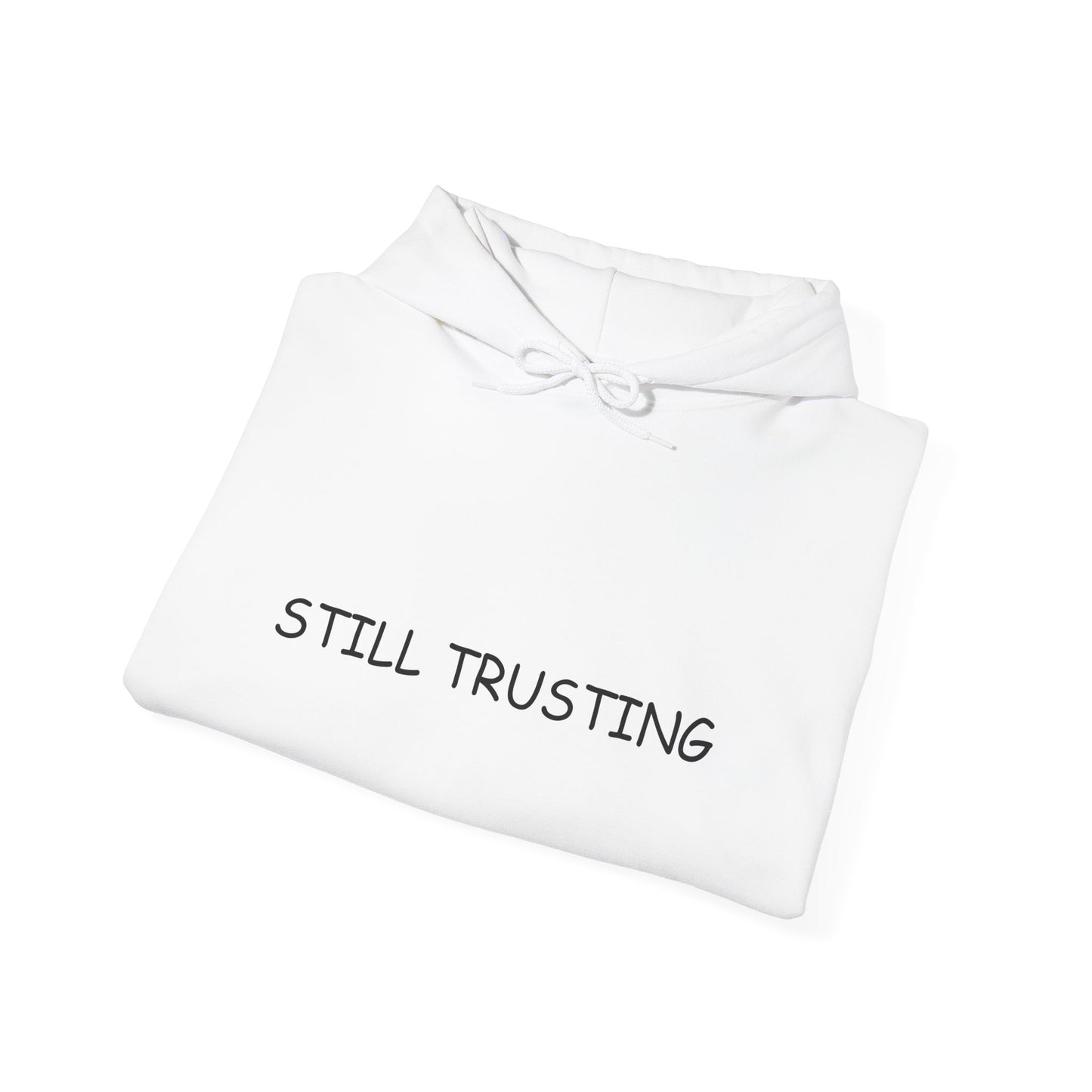 "STILL TRUSTING" Hoodie — Faith-Inspired Comfort Pullover