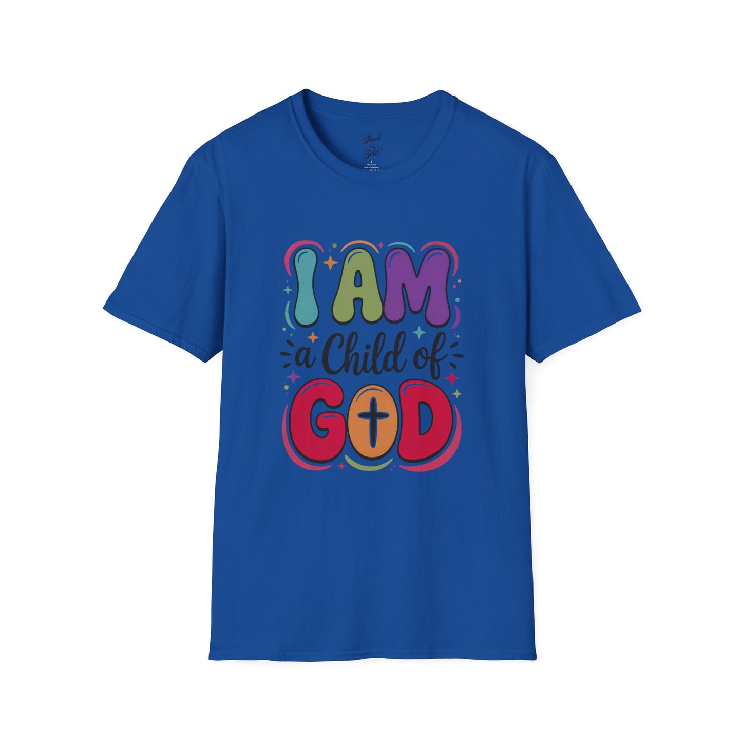 Christian Unisex Softstyle T-Shirt - I am a Child of God