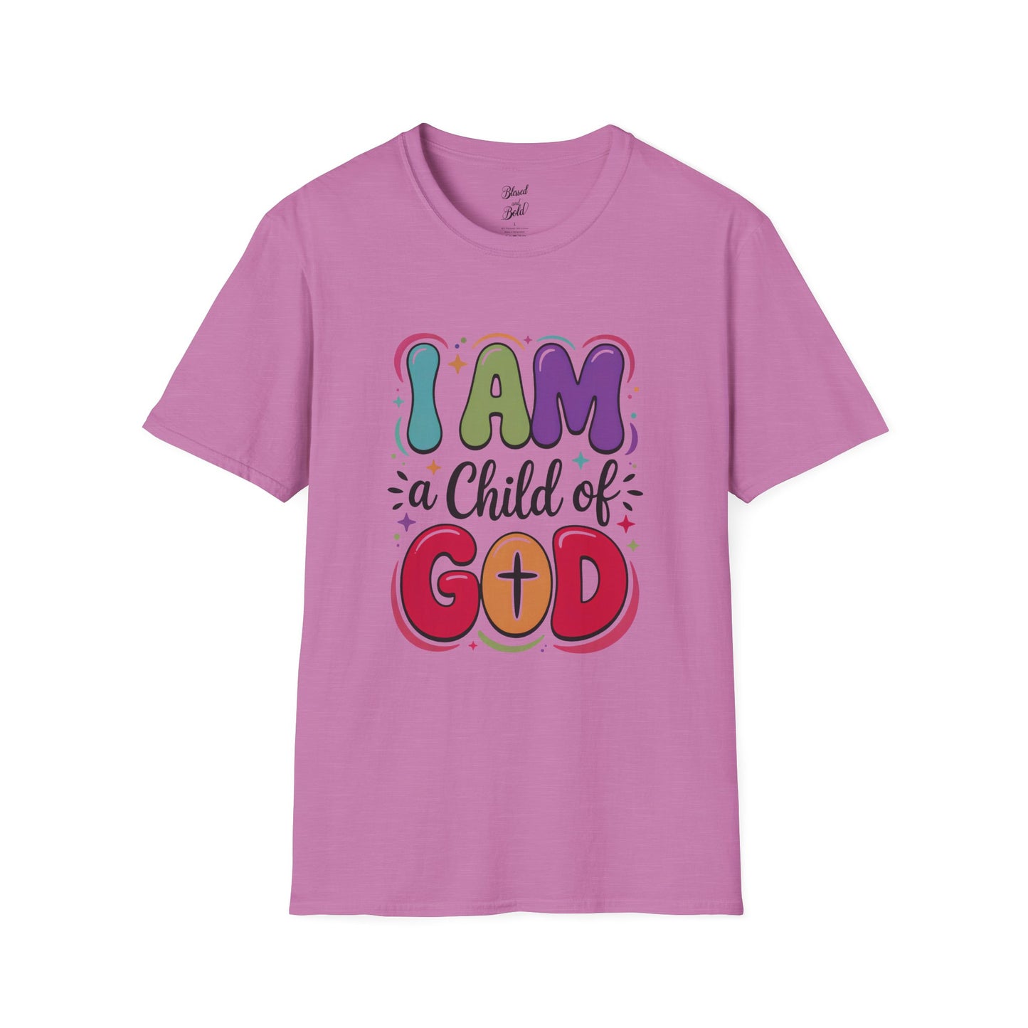 Christian Unisex Softstyle T-Shirt - I am a Child of God