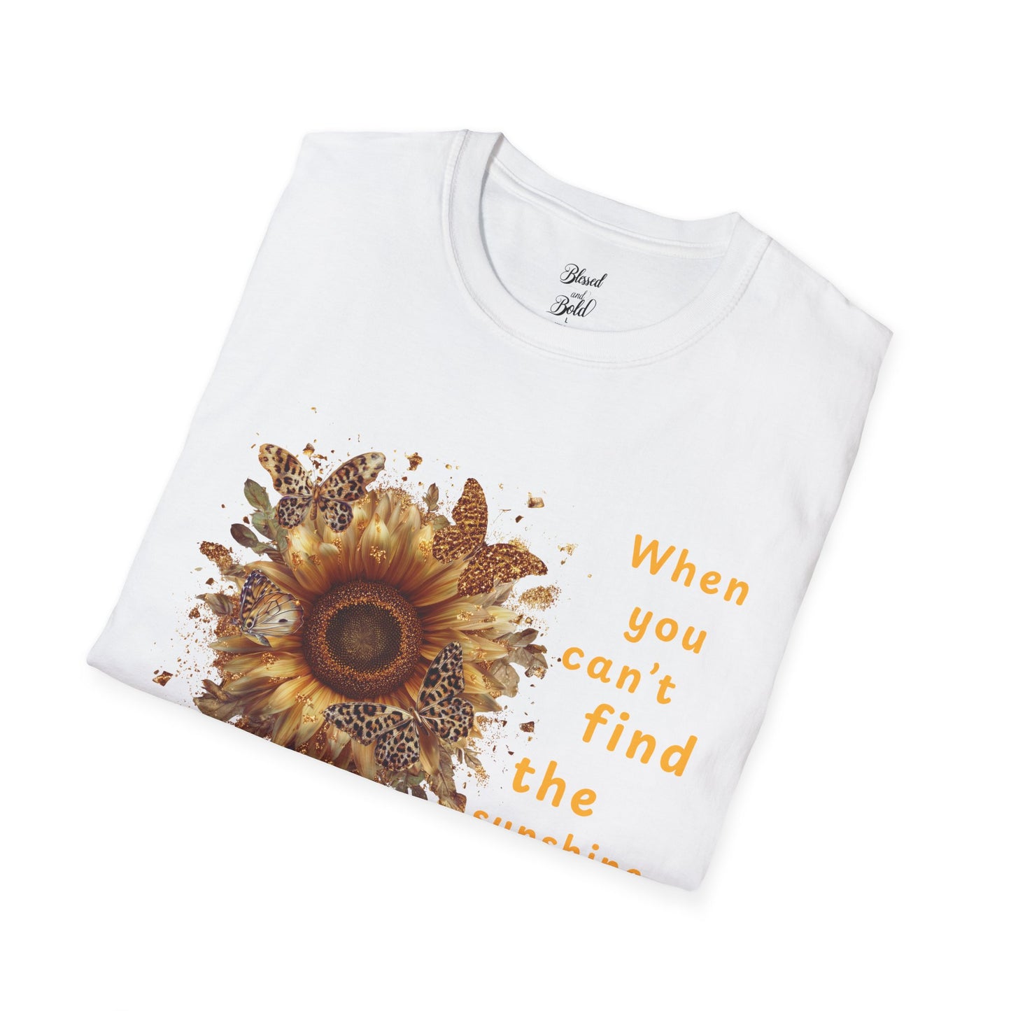 Sunshine Unisex T-Shirt - Be the Light Motivational Quote