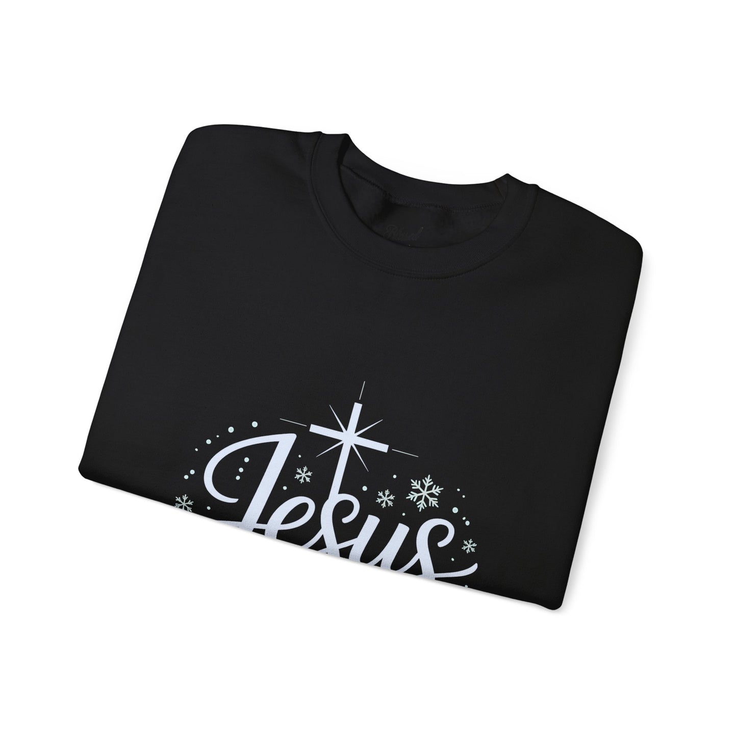 Christmas Sweatshirt - Jesus The Reason for the Snowy Season