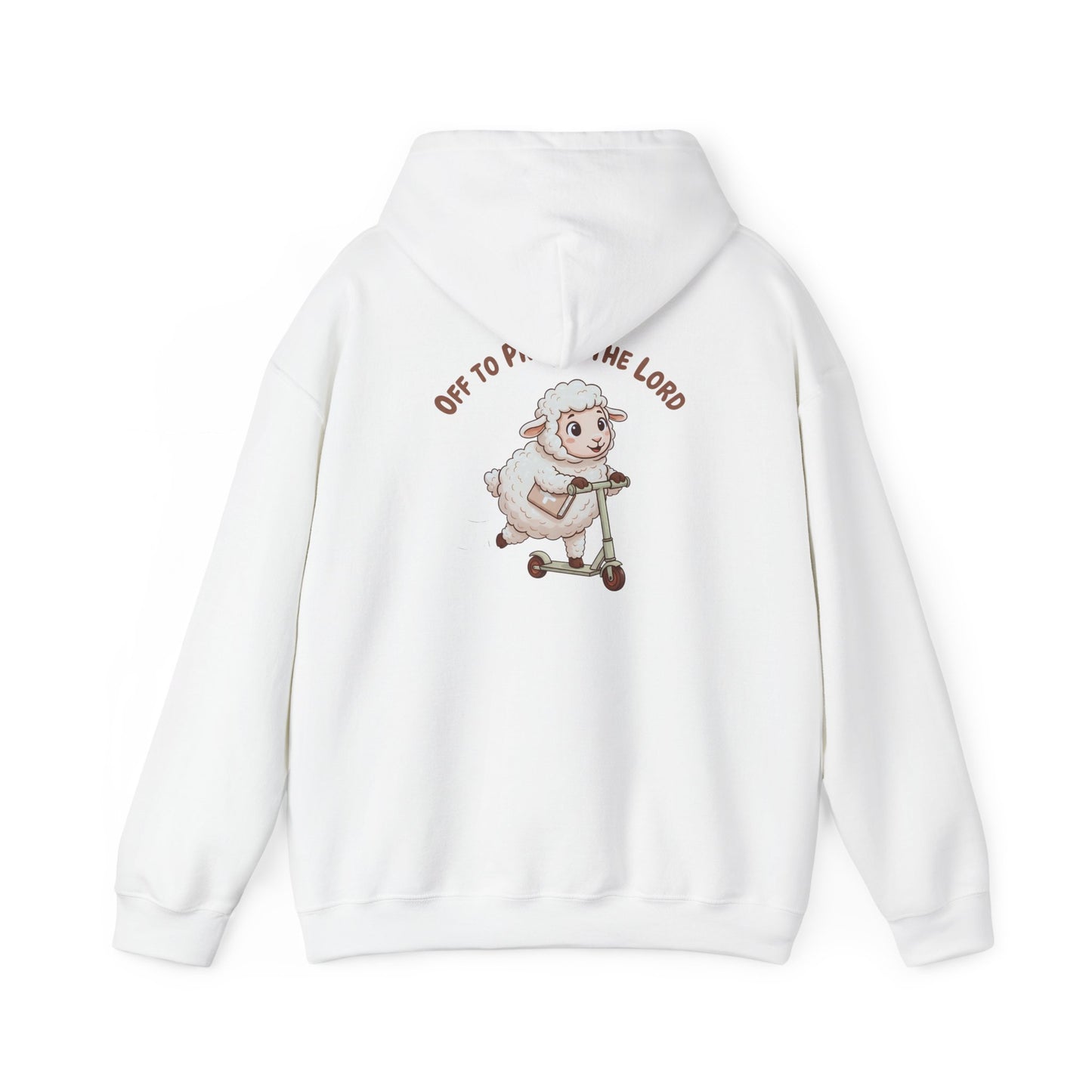 Christian 'Off to Praise the Lord' Hoodie — Faith-Based Religious Pullover