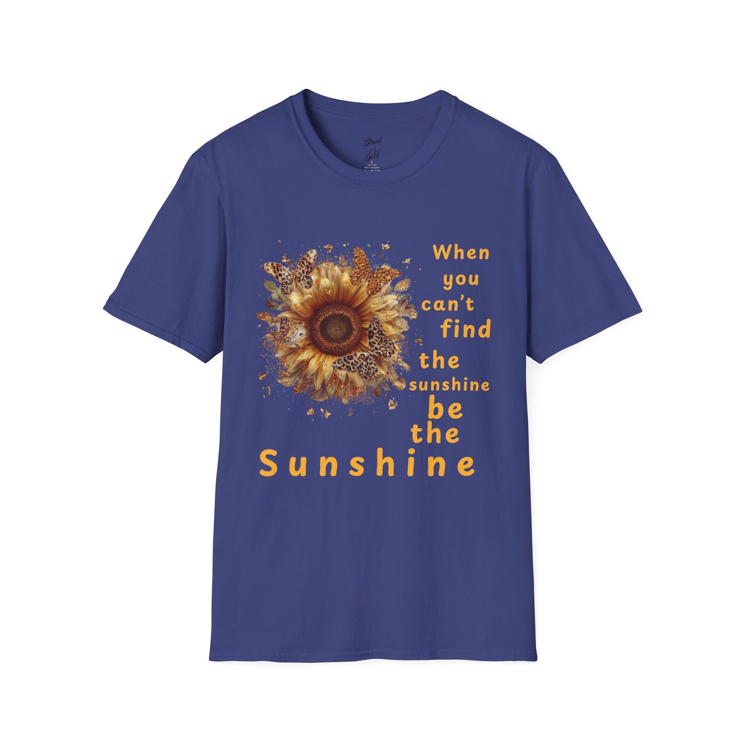 Sunshine Unisex T-Shirt - Be the Light Motivational Quote