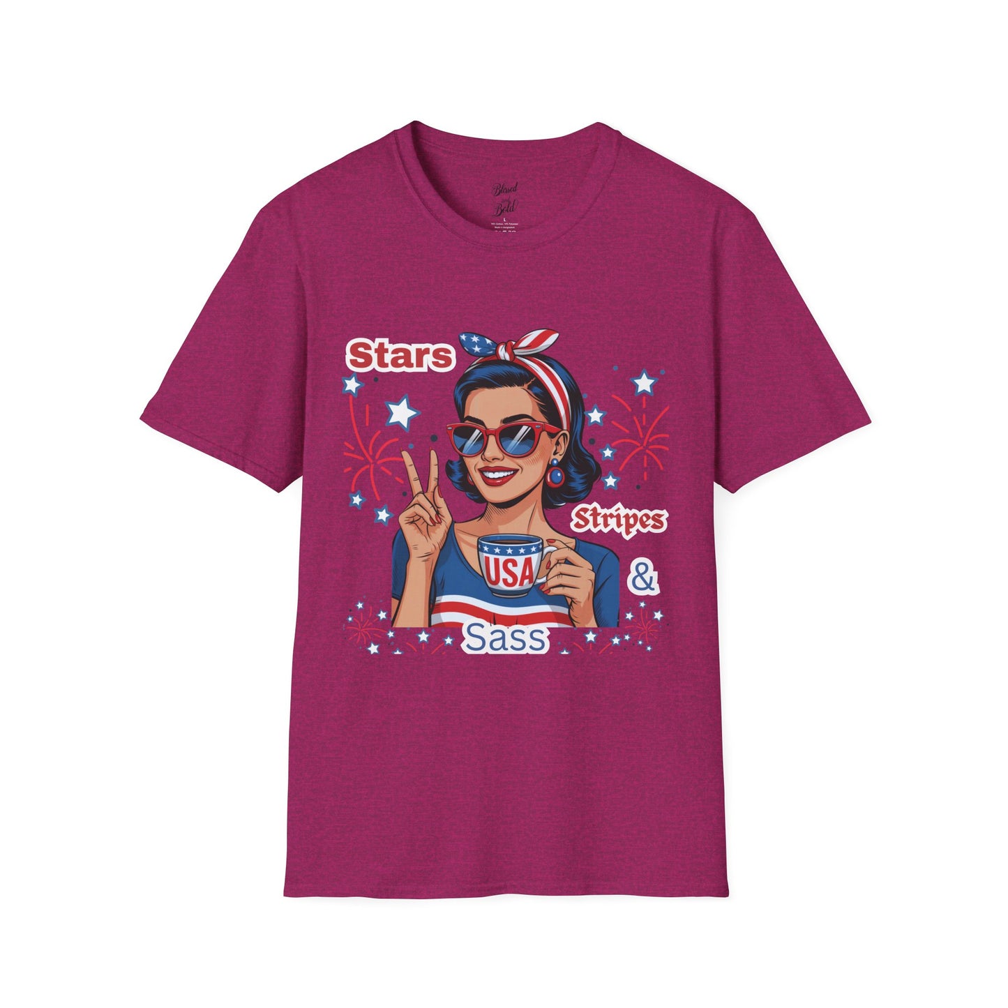 Star & Stripe Unisex T-Shirt - Patriotic Graphic Tee
