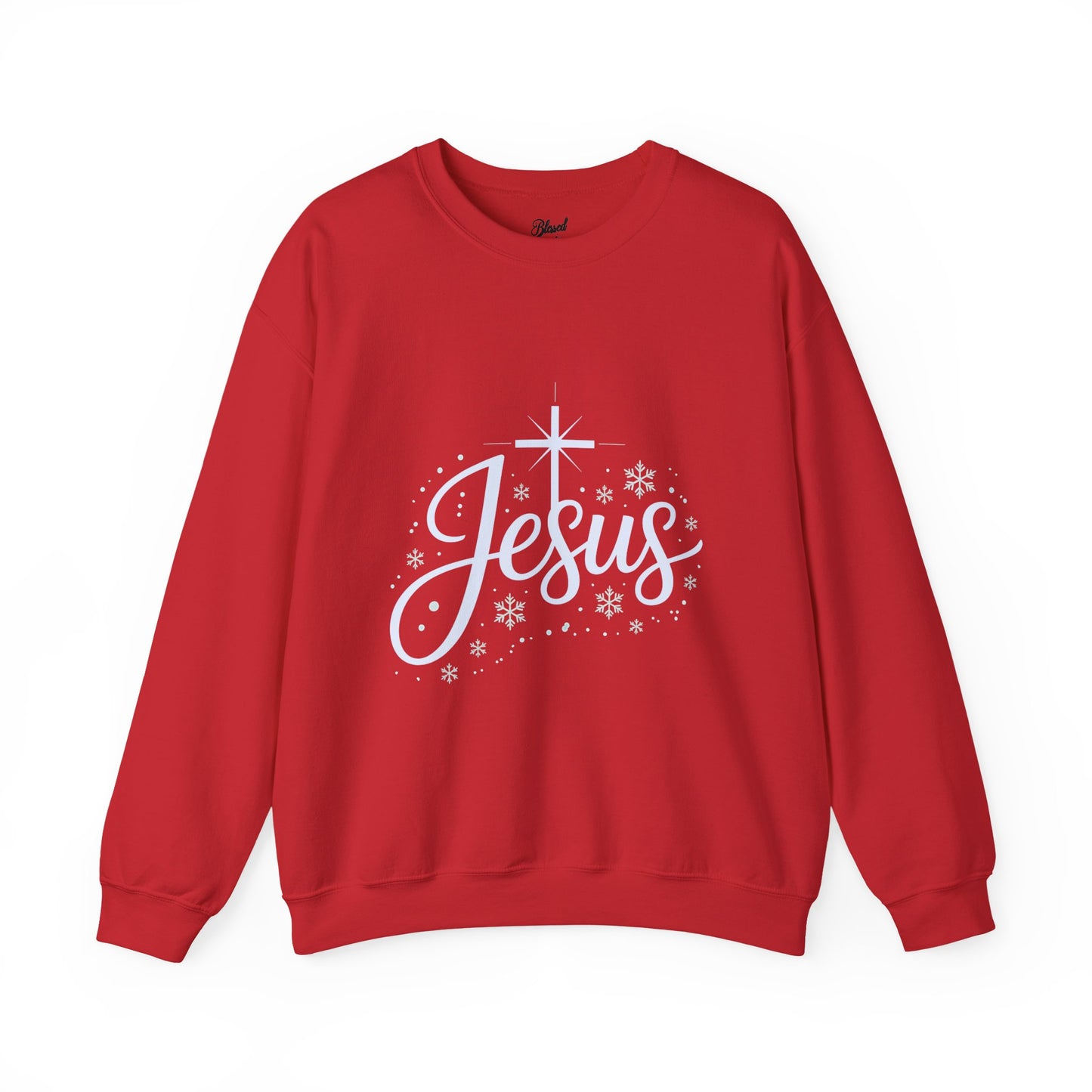 Christmas Sweatshirt - Jesus The Reason for the Snowy Season