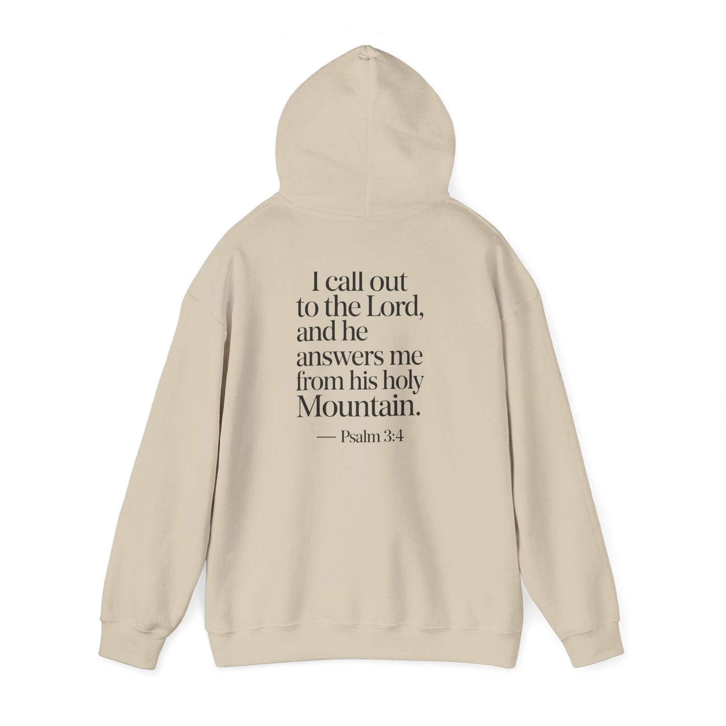 I Call Out to the Lord Hoodie — Christian Faith Pullover