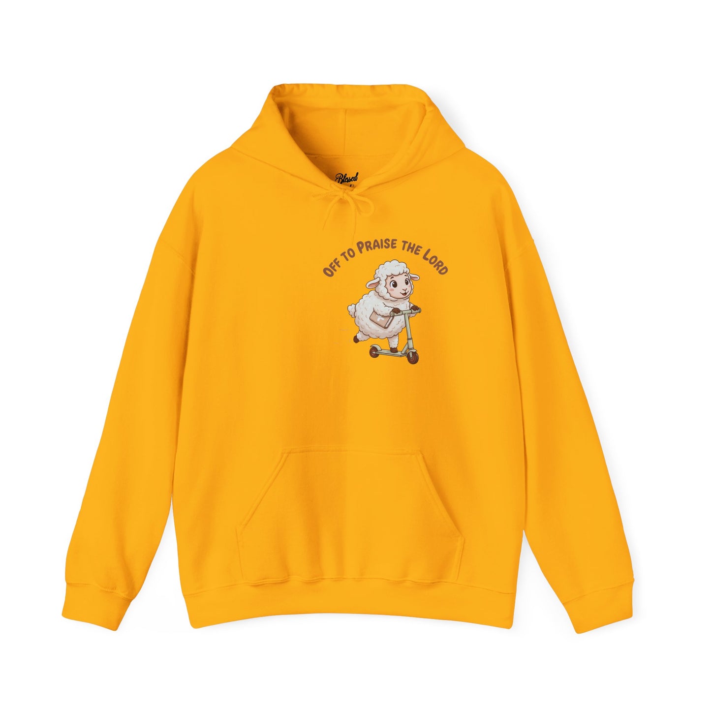 Christian 'Off to Praise the Lord' Hoodie — Faith-Based Religious Pullover