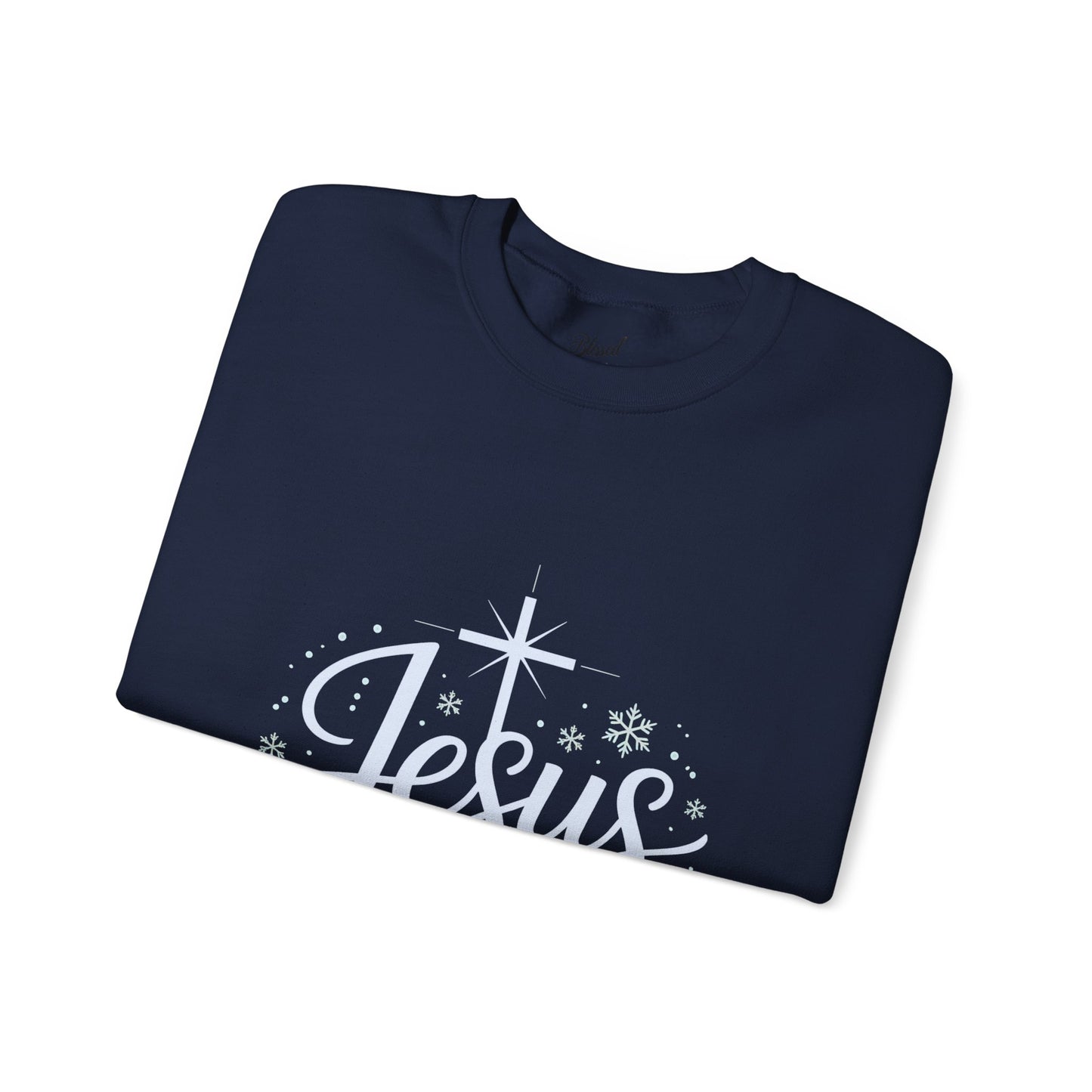 Christmas Sweatshirt - Jesus The Reason for the Snowy Season