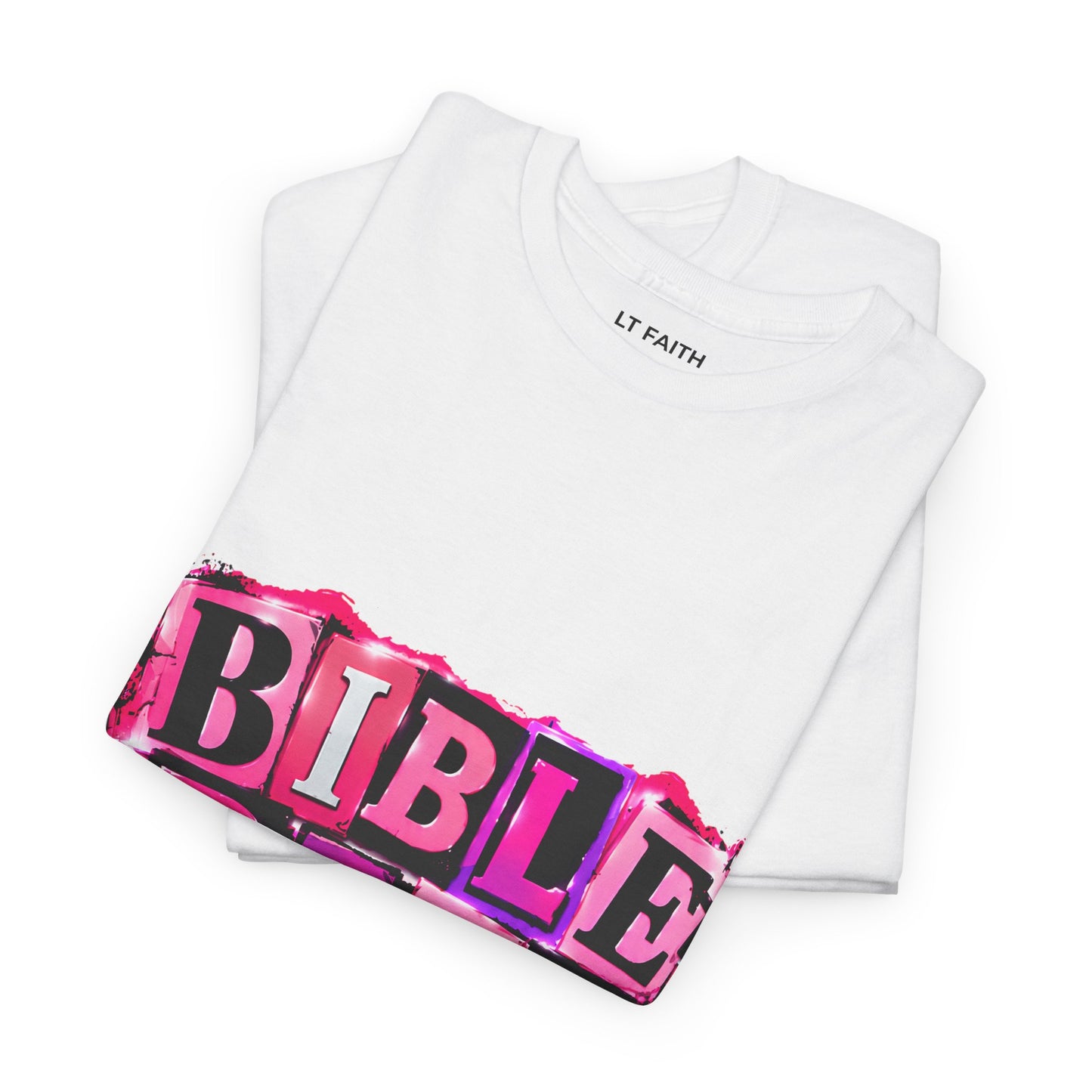 Bible Babe Tee — Pink Graphic Christian Faith T‑Shirt