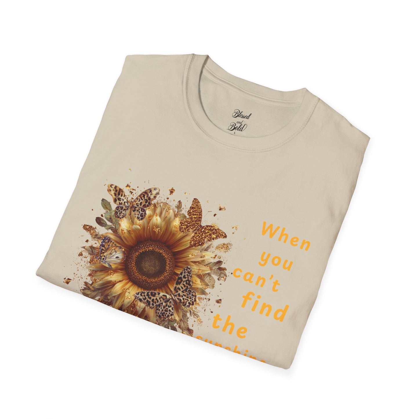 Sunshine Unisex T-Shirt - Be the Light Motivational Quote
