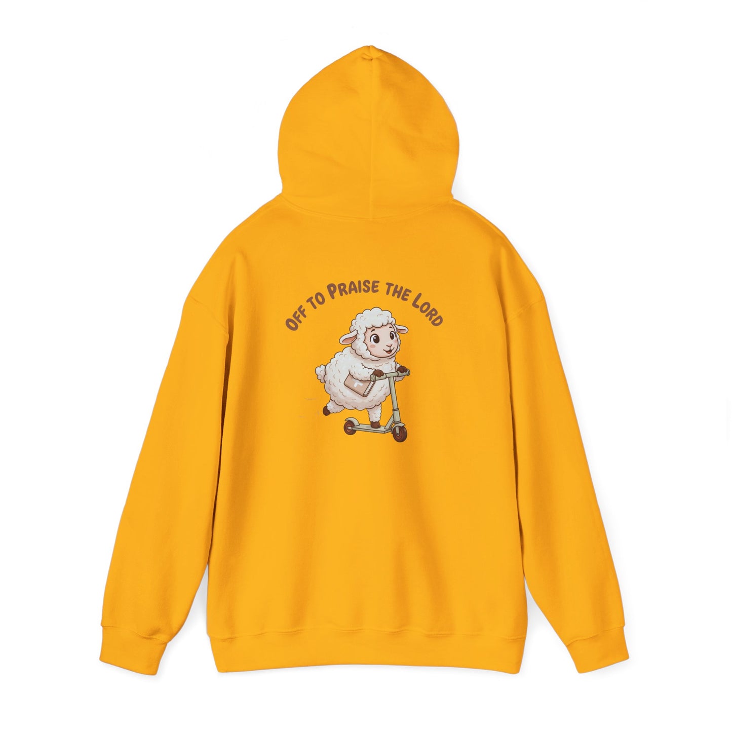 Christian 'Off to Praise the Lord' Hoodie — Faith-Based Religious Pullover