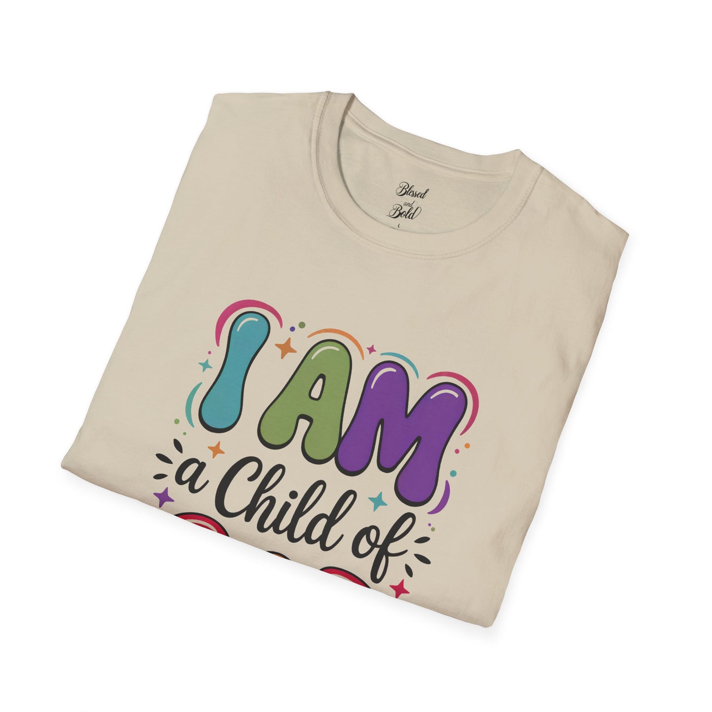 Christian Unisex Softstyle T-Shirt - I am a Child of God