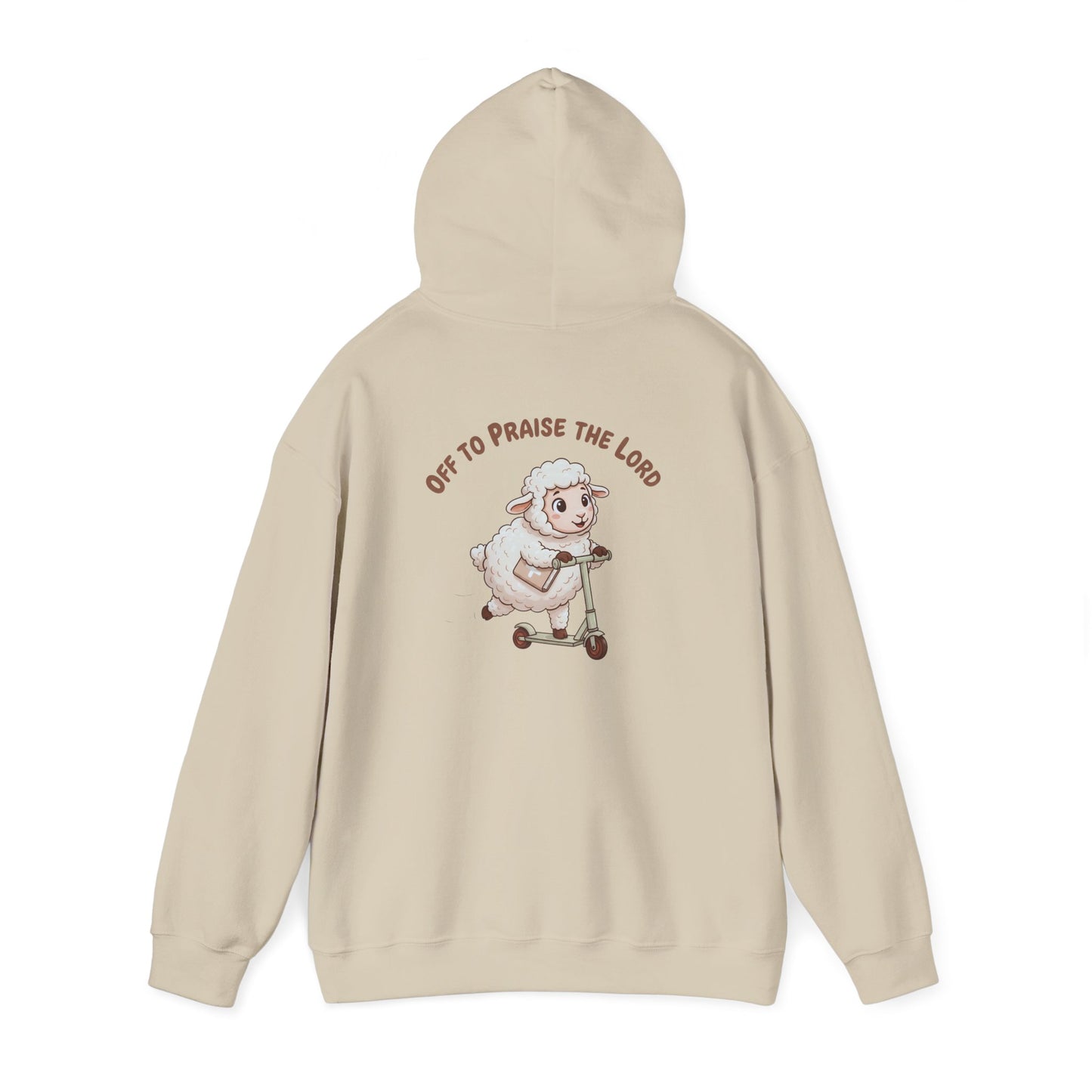 Christian 'Off to Praise the Lord' Hoodie — Faith-Based Religious Pullover