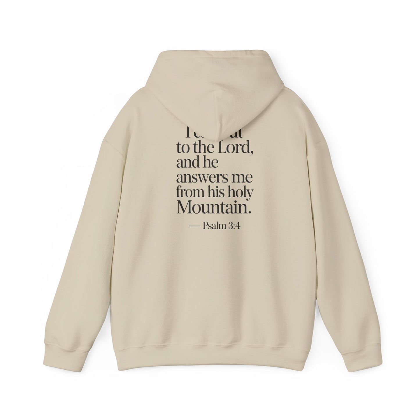 I Call Out to the Lord Hoodie — Christian Faith Pullover