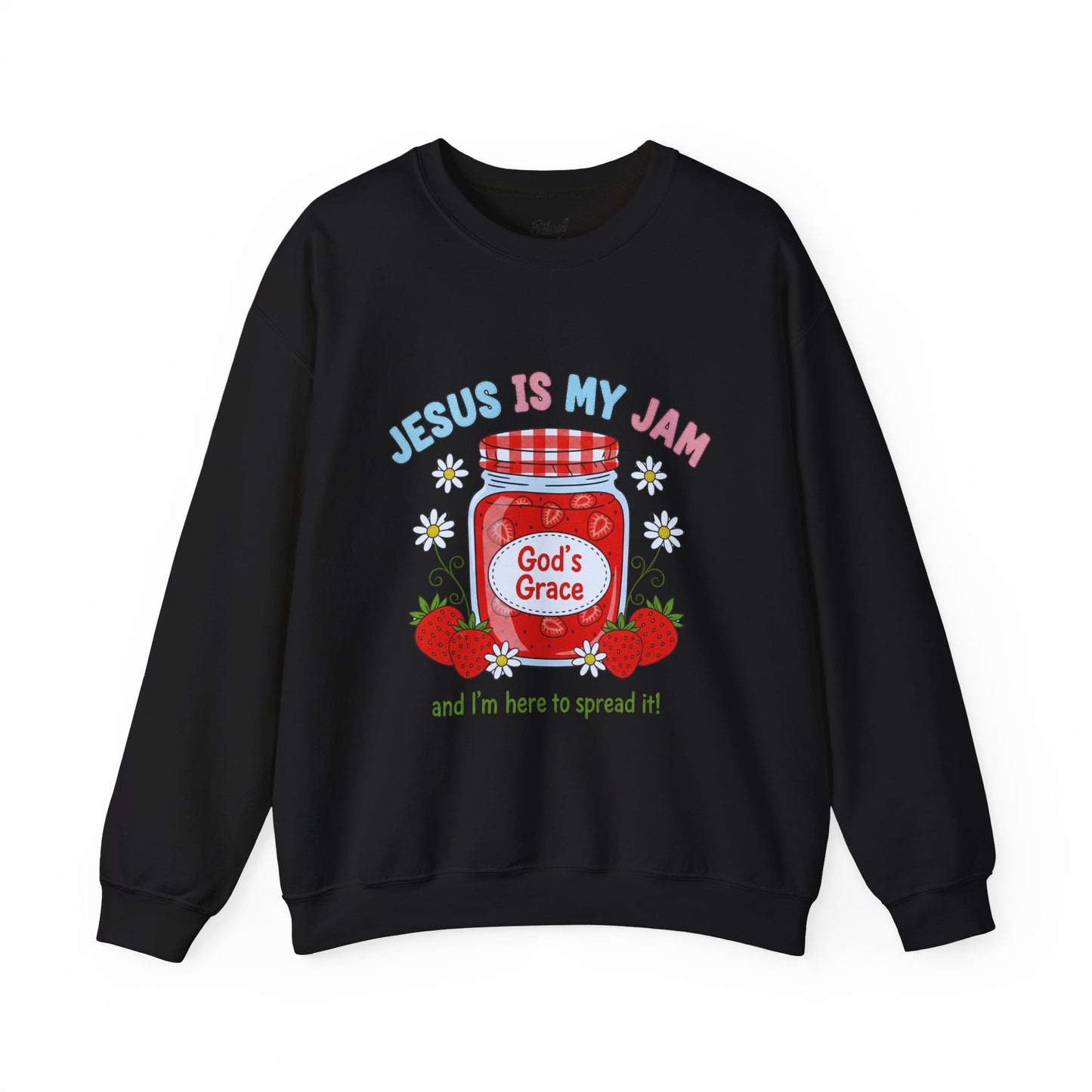 Jesus Is My Jam Sweatshirt — Christian Faith Graphic Crewneck