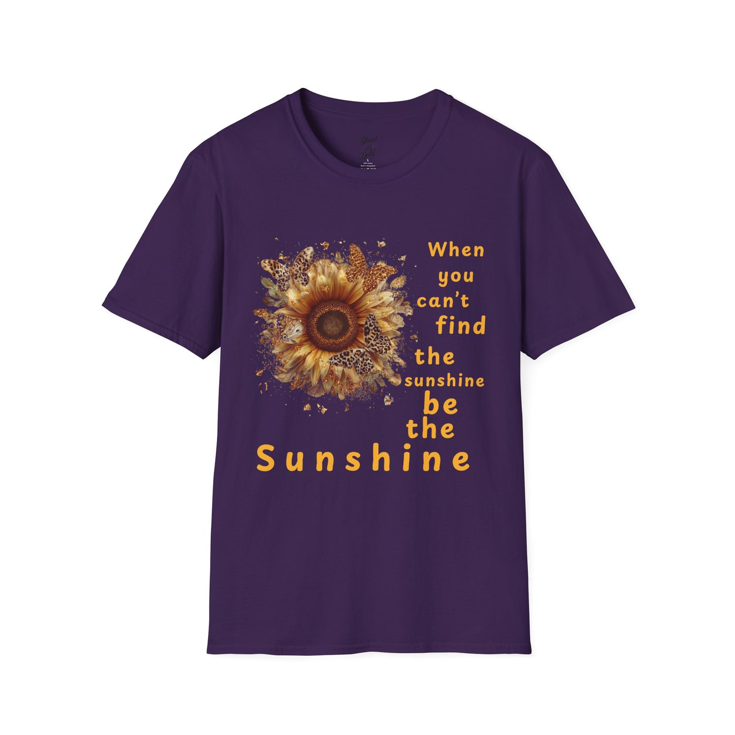 Sunshine Unisex T-Shirt - Be the Light Motivational Quote