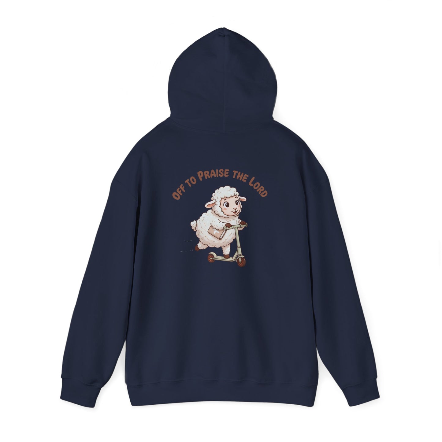 Christian 'Off to Praise the Lord' Hoodie — Faith-Based Religious Pullover