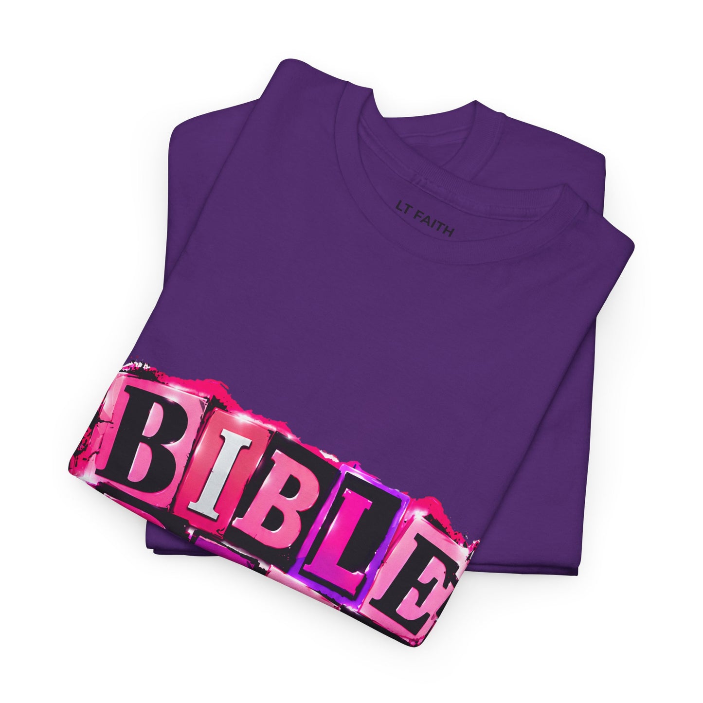Bible Babe Tee — Pink Graphic Christian Faith T‑Shirt