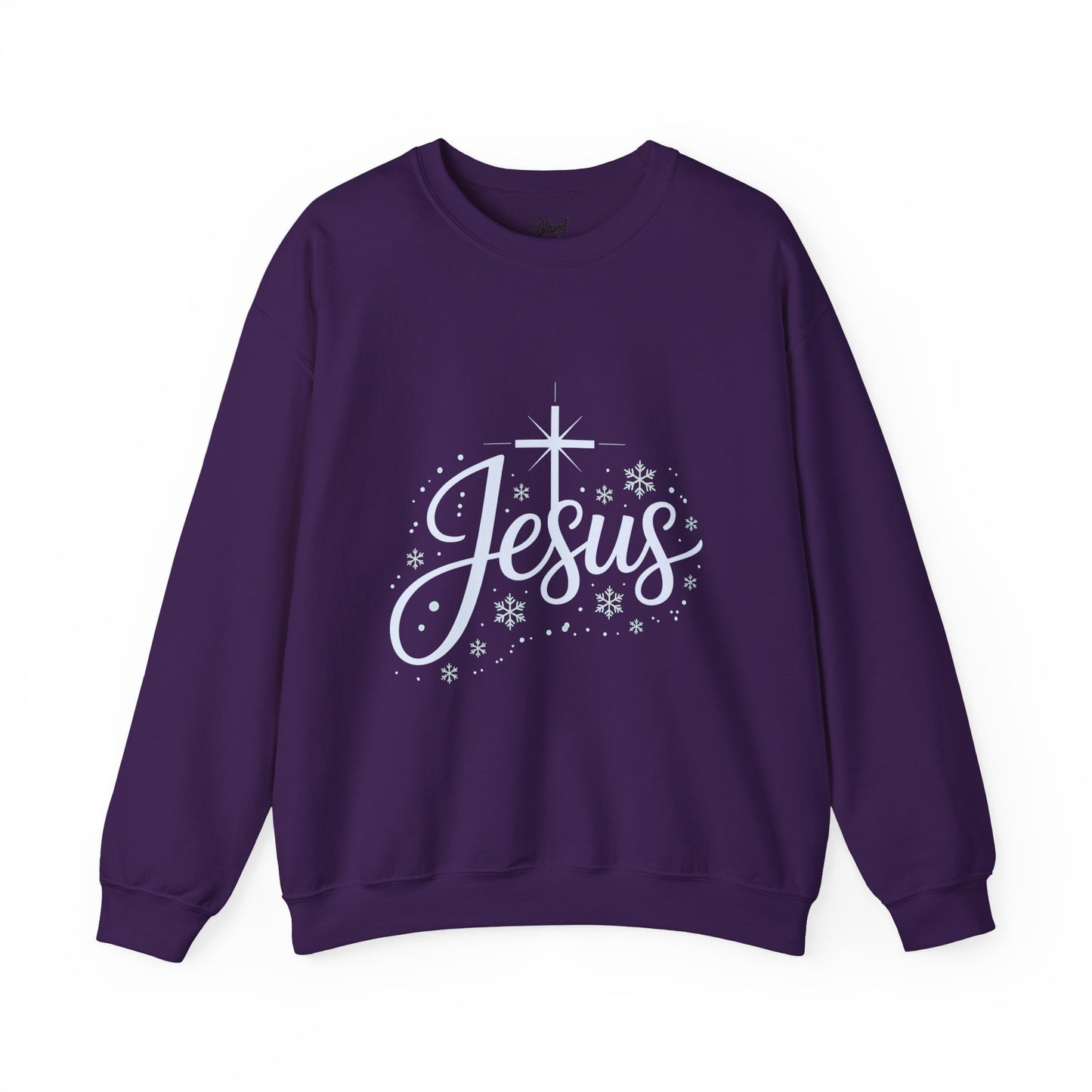 Christmas Sweatshirt - Jesus The Reason for the Snowy Season