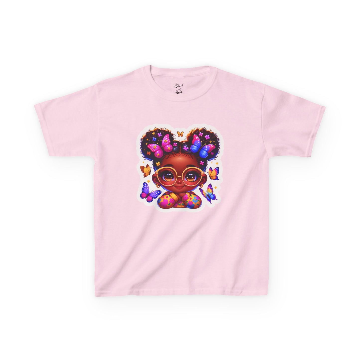 Kids Tee - Glow Girl: Sweet, Smart & Sparkly Design