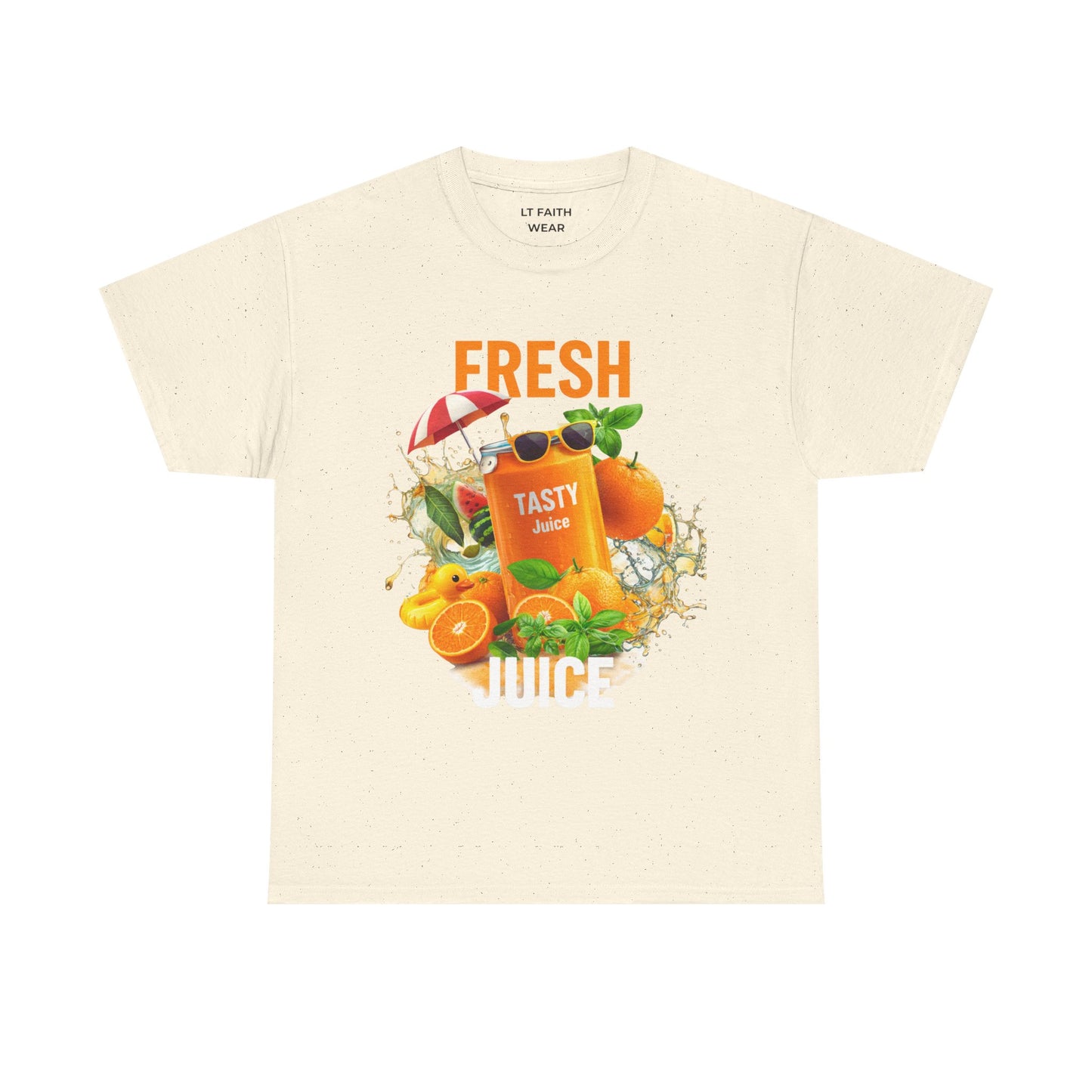 Fresh Juice T-Shirt — 'Fresh Tasty Juice' Fruit Graphic Tee