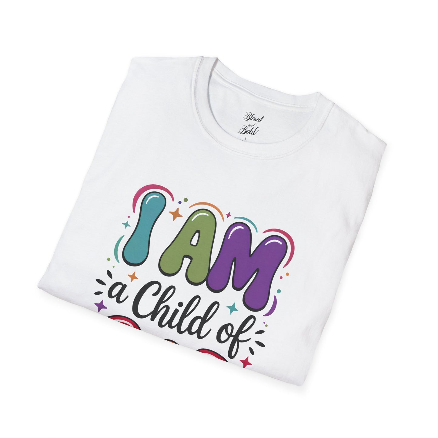 Christian Unisex Softstyle T-Shirt - I am a Child of God