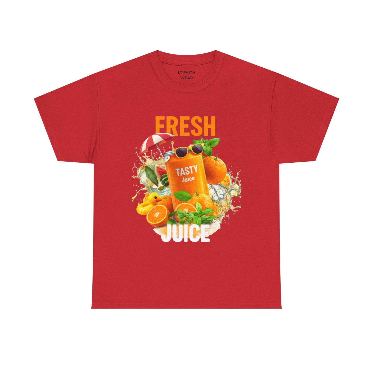 Fresh Juice T-Shirt — 'Fresh Tasty Juice' Fruit Graphic Tee