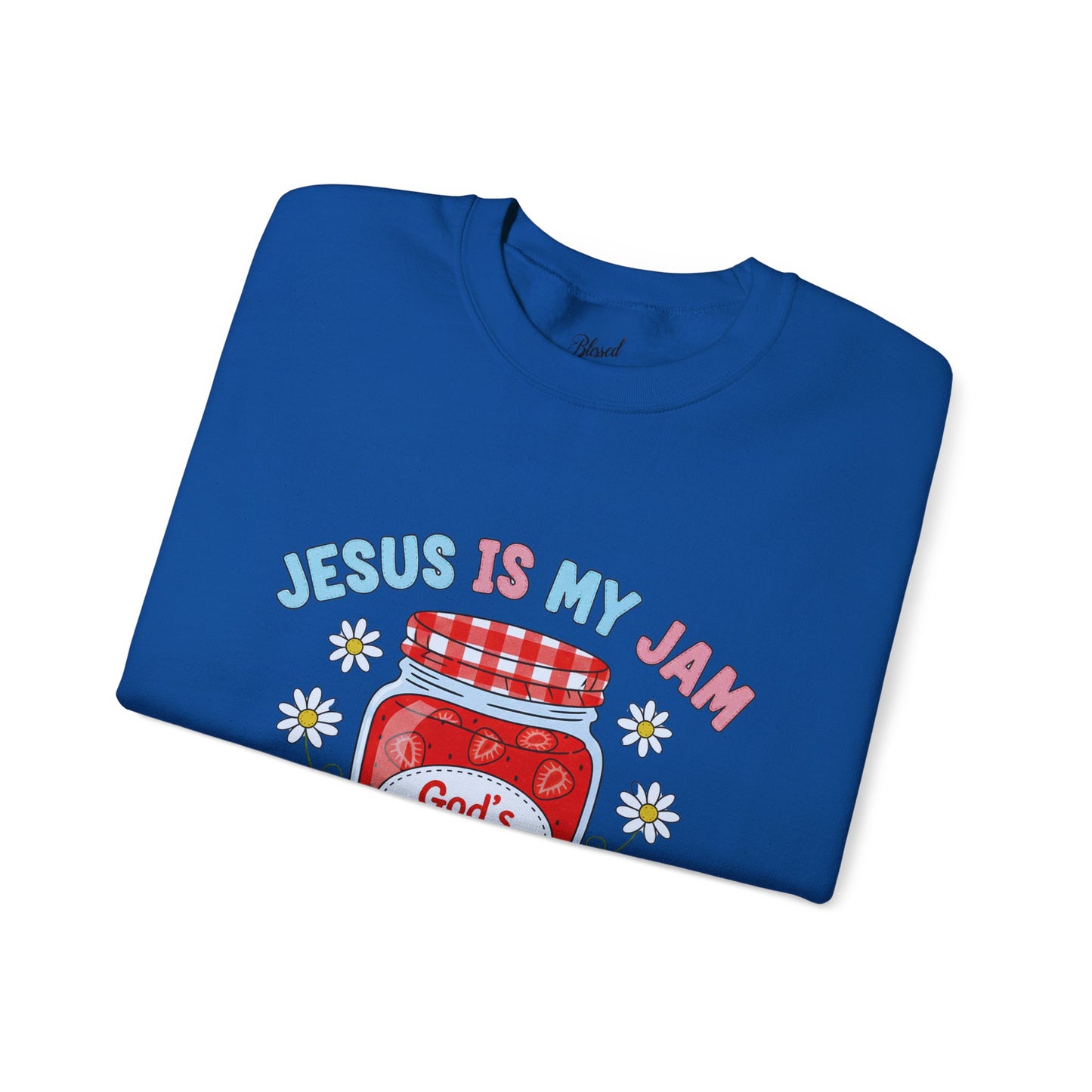 Jesus Is My Jam Sweatshirt — Christian Faith Graphic Crewneck