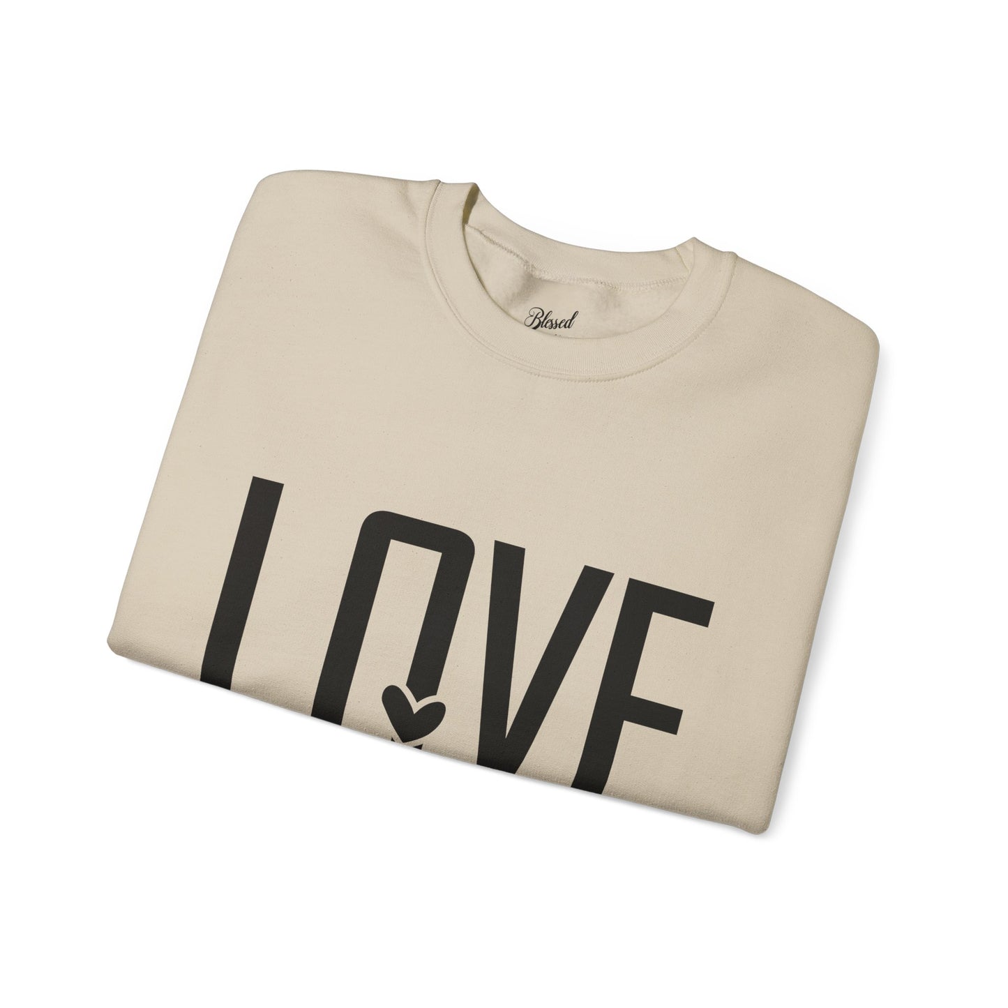Crewneck Sweatshirt LOVE Design