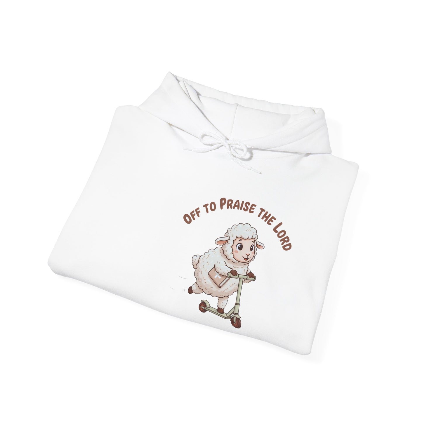 Christian 'Off to Praise the Lord' Hoodie — Faith-Based Religious Pullover