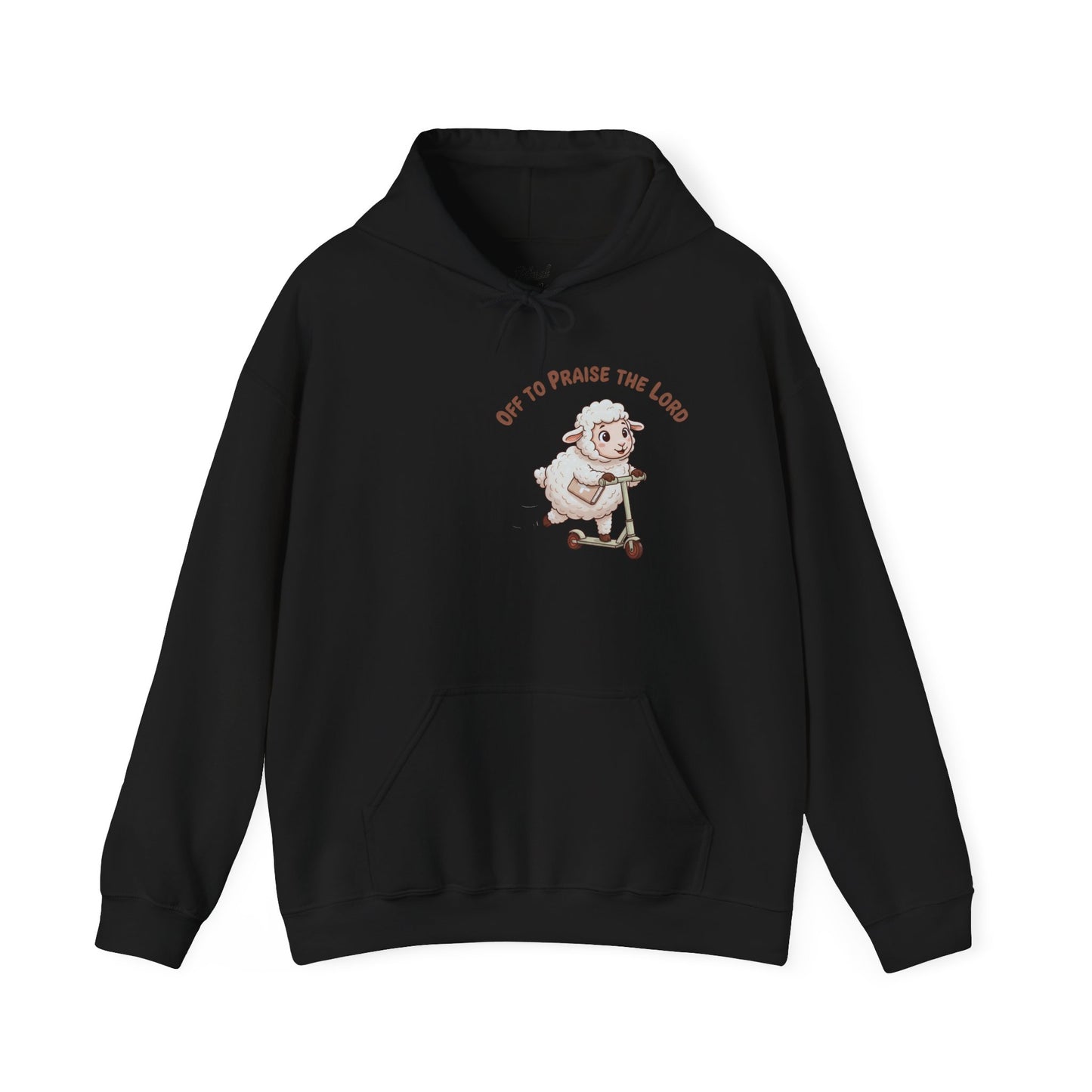 Christian 'Off to Praise the Lord' Hoodie — Faith-Based Religious Pullover
