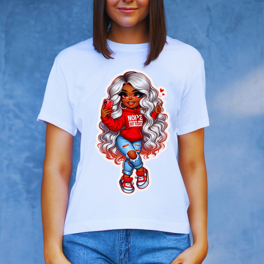 Graphic Tee - 'Nope Not Today' Design