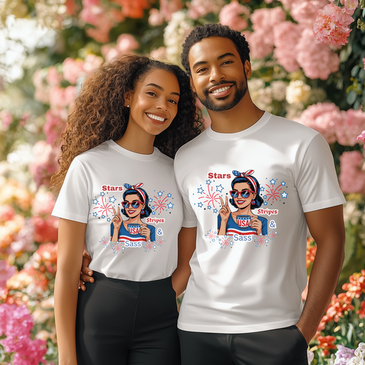 Star & Stripe Unisex T-Shirt - Patriotic Graphic Tee