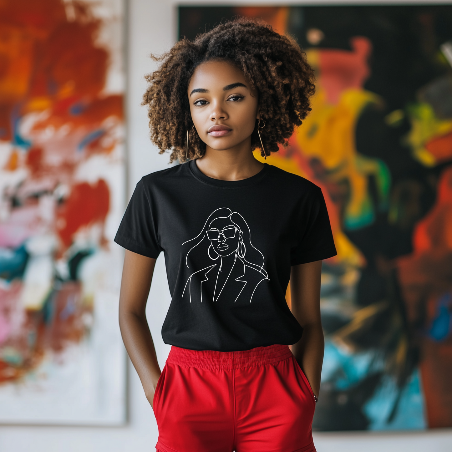 Black & Brilliant Unisex T-Shirt