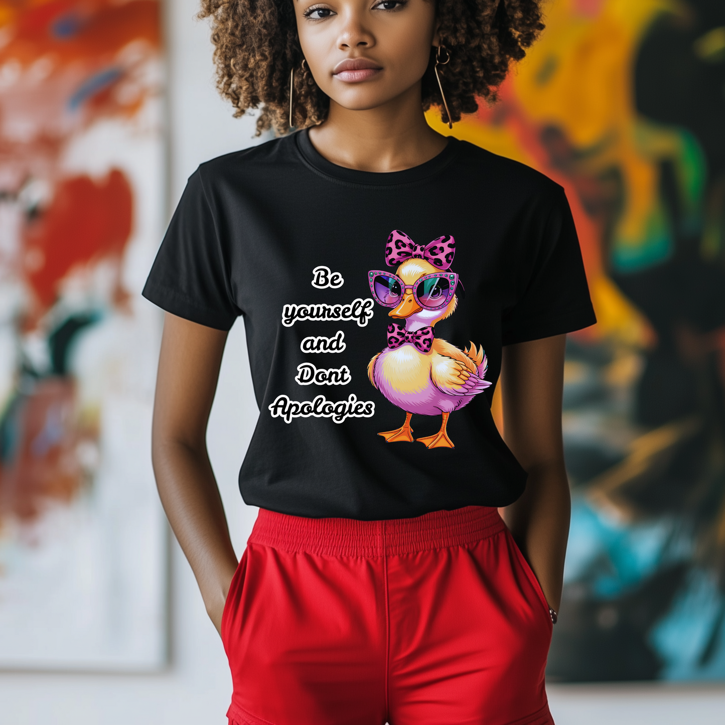 Be Yourself Unisex T-Shirt - Inspirational Quote Design