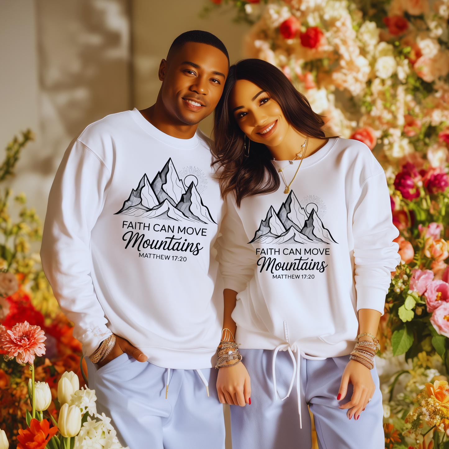 Faith Can Move Mountains Sweatshirt