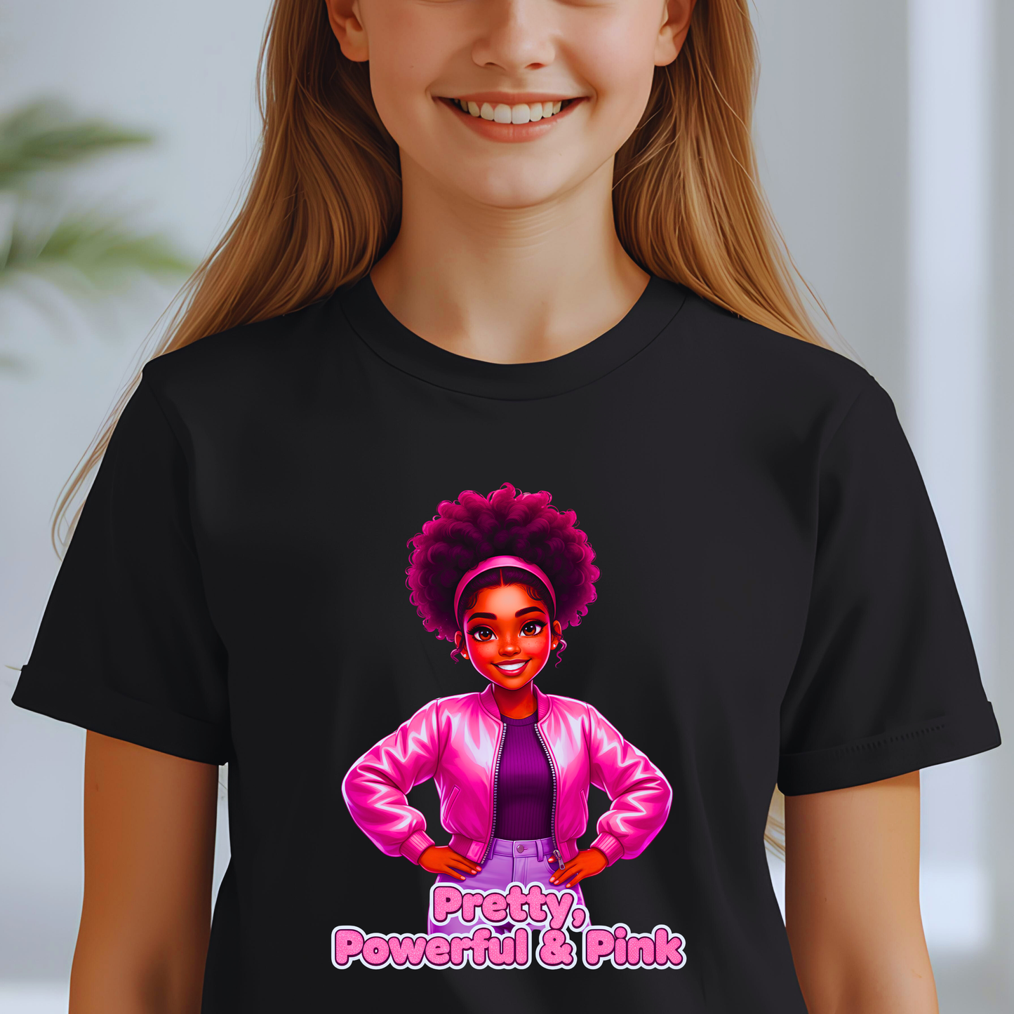 Pretty Powerful Pink Kids T-Shirt
