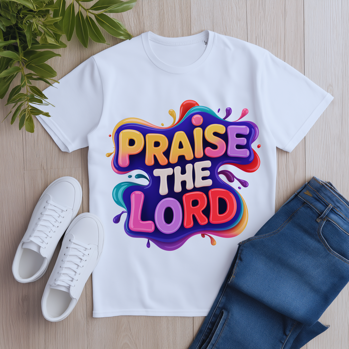 PRAISE THE LORD T-Shirt — Christian Faith Graphic Tee