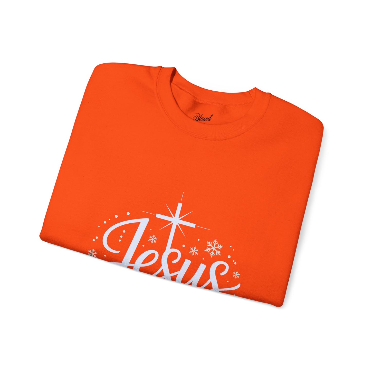 Christmas Sweatshirt - Jesus The Reason for the Snowy Season