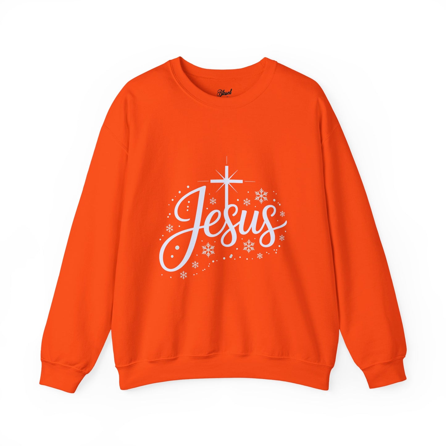 Christmas Sweatshirt - Jesus The Reason for the Snowy Season