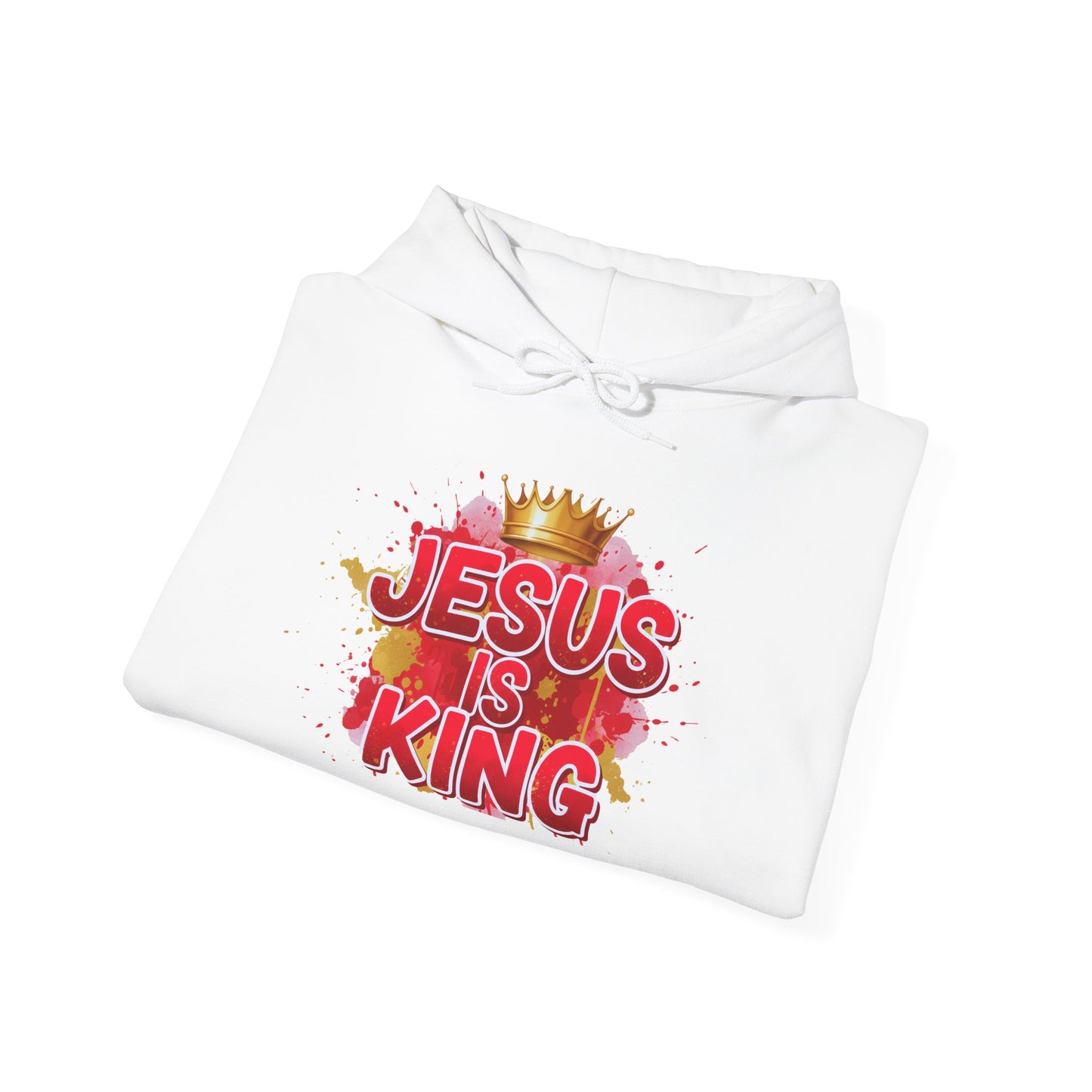Jesus Is King Hooded Sweatshirt — Christian Faith Hoodie
