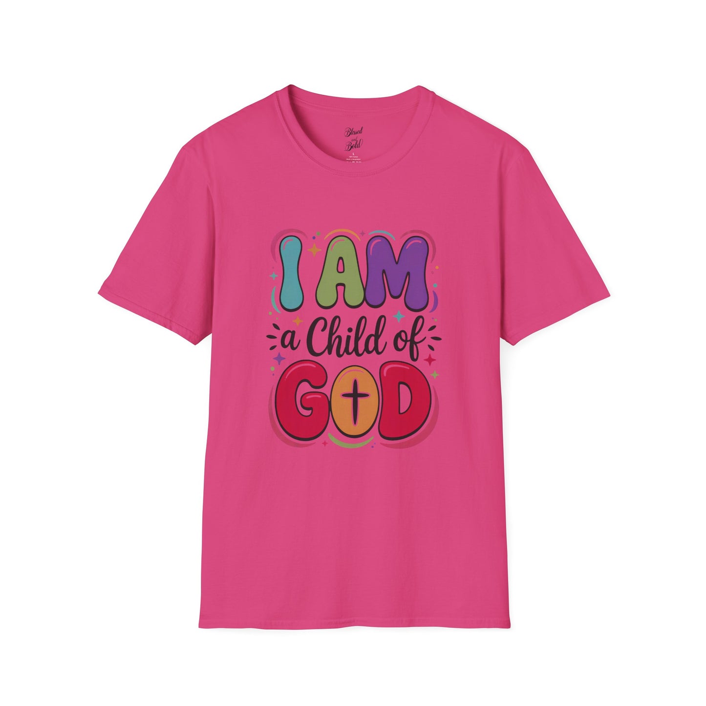 Christian Unisex Softstyle T-Shirt - I am a Child of God